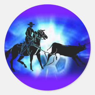 Pegatina Redonda Heeler 101