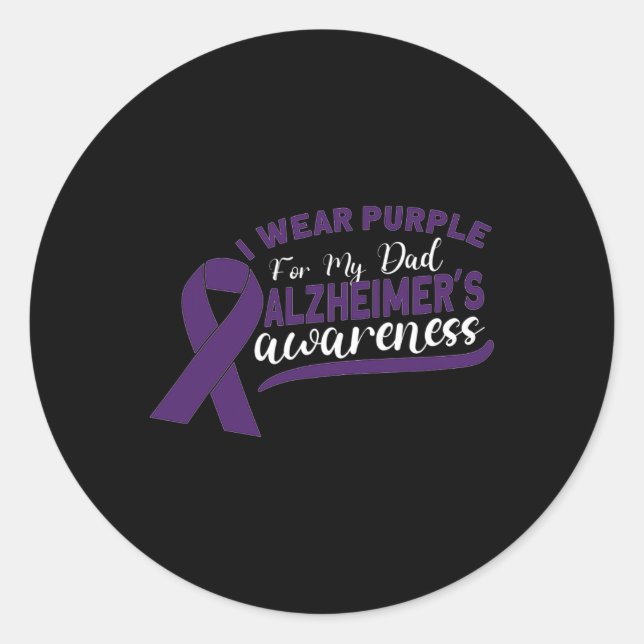 Pegatina Redonda Heimer Dementia Senior 2 (Anverso)