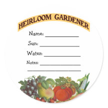 Heirloom Gardener Personalizado Seed Packet Pegati