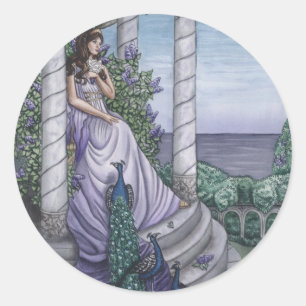 Pegatina Redonda Hera