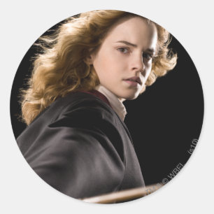 Pegatina Redonda Hermione Granger Ready For Action