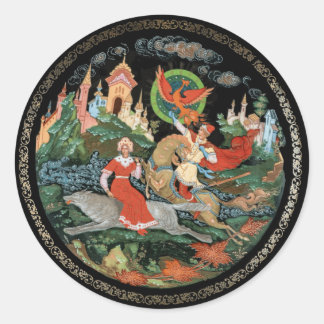 Pegatina Redonda Hermoso