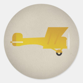 Pegatina Redonda Héroes de FLomm: ¡POR FAVOR!