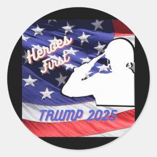 Pegatina Redonda Heroes First Dt 2025 [soldado]