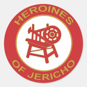 Pegatina Redonda Heroínas de Jericó