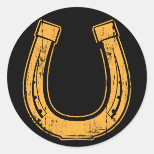 Pegatina Redonda herradura2