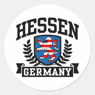 Pegatina Redonda Hessen