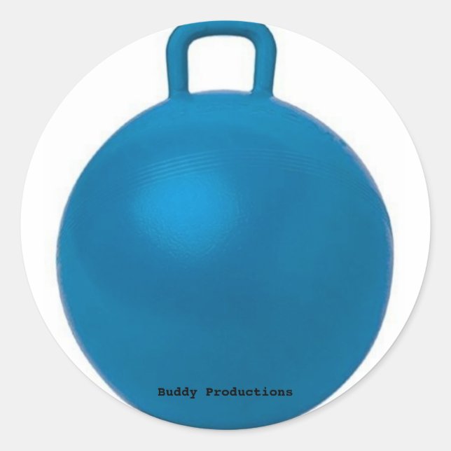 Pegatina Redonda Hhop, Buddy Productions (Anverso)