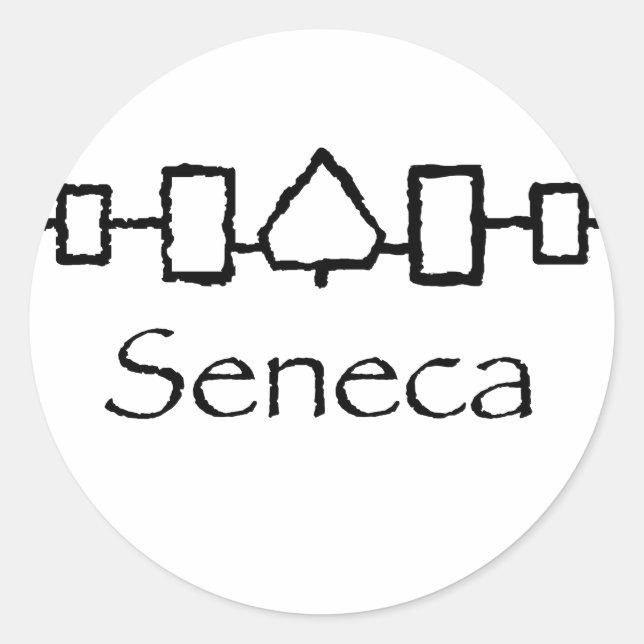 Pegatina Redonda Hiawatha-Seneca02 (Anverso)