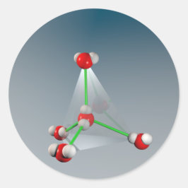 Pegatina Redonda Hielo