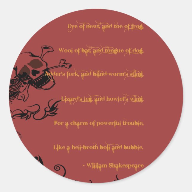 Pegatina Redonda Hielo y problemas (Anverso)