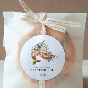 Pegatina Redonda Hierba de langosta mínima