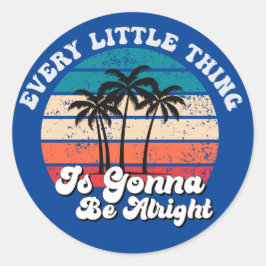 Pegatina Redonda Hilo de garantía: 'Cada cosita'