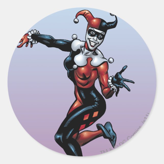 Pegatina Redonda Hiperunidad Batman - 22B (Anverso)