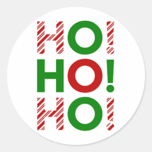 PEGATINA REDONDA ¡HO! ¡HO! ¡HO!
