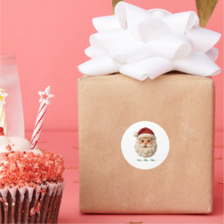 Pegatina Redonda Ho-Ho-Hoo-So-Cute!