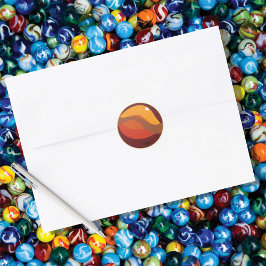 Pegatina Redonda Hobby Marbles