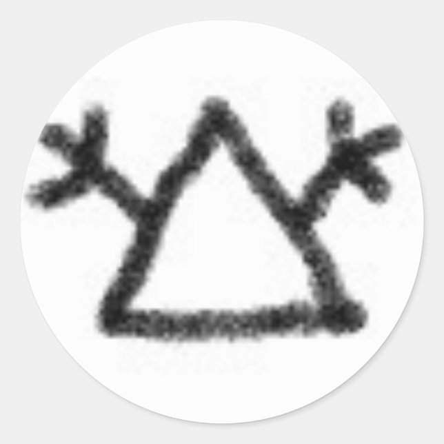 Pegatina Redonda HoboSigns (Anverso)