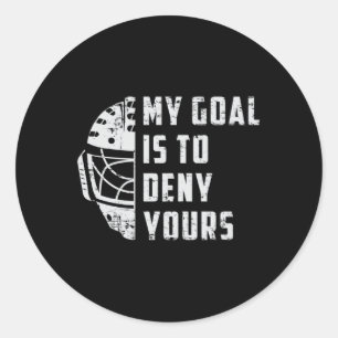 Pegatina Redonda Hockey Hockey Hockey Deportes Palo Equipo de regal