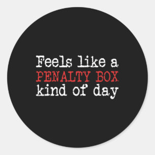Pegatina Redonda Hockey sobre hierba - Se siente como una caja de p