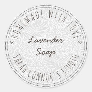 Pegatina Redonda Hogar hecho con amor