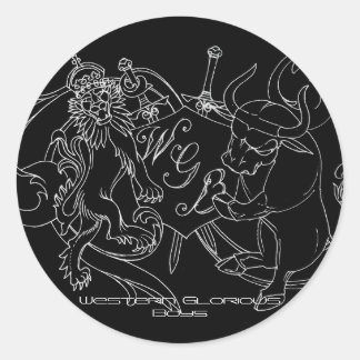 Pegatina Redonda Hoja de pegatinas de la WGB #2