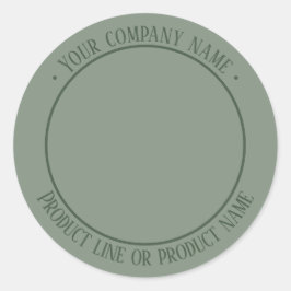 Pegatina Redonda Hoja de pegatinas de promoción de producto