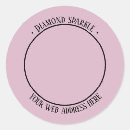 Pegatina Redonda Hoja de pegatinas de promoción de producto