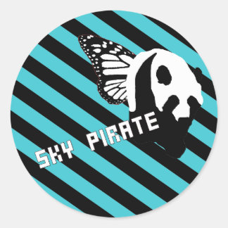 Pegatina Redonda Hoja de Pegatinas "Panda Express"