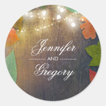 Hojas de otoño rusas y Boda de madera