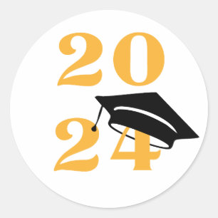 Pegatina Redonda hola 2025