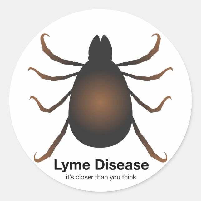 Pegatina Redonda Hola vecino (Anverso)