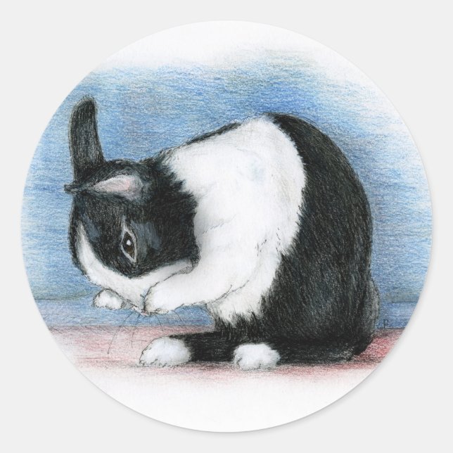 Pegatina Redonda Holandés (Anverso)