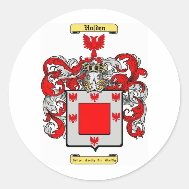 Pegatina Redonda Holden (Anverso)