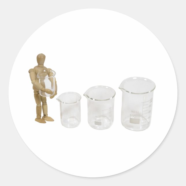 Pegatina Redonda HoldingBeaker013110 (Anverso)