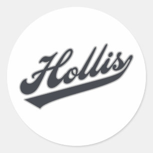 Pegatina Redonda Hollis