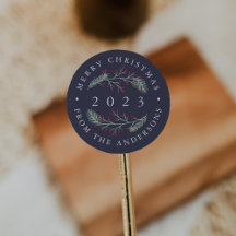 Holly y Pine | Navidad Feliz personalizada