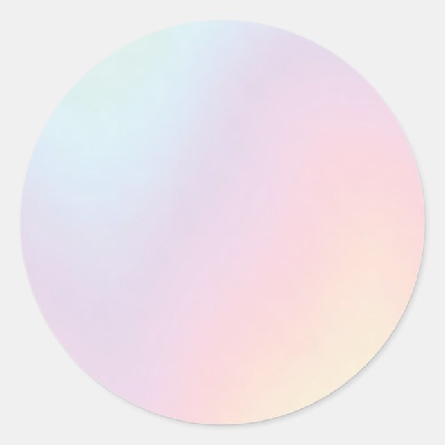 Pegatina Redonda Hologram (Anverso)