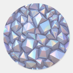Pegatina Redonda Holograma