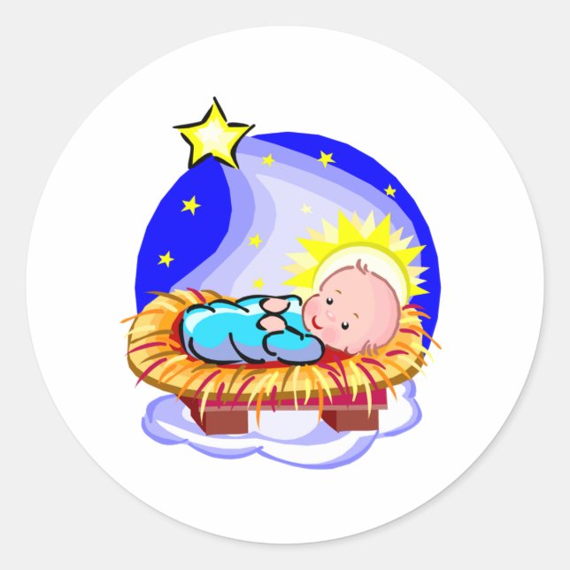 Pegatina Redonda Holy Emmanuel (Anverso)