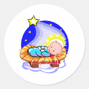Pegatina Redonda Holy Emmanuel
