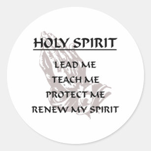 PEGATINA REDONDA HOLY SPIRIT