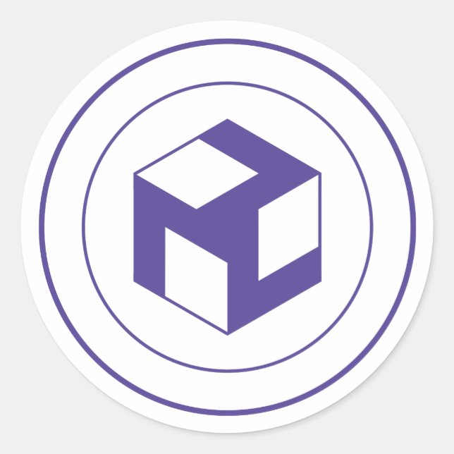 Pegatina Redonda Hombre Antahkarana - Yang Antahkarana (Anverso)