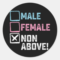 Hombre Mujer No Binario! Divertido Transexual Gays