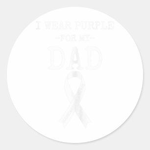 Pegatina Redonda Hombres Camisas De Sensibilización De Los Hombres 