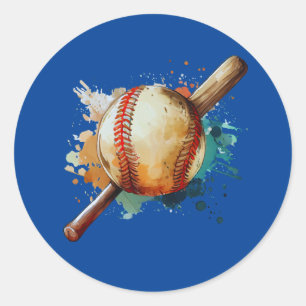 Pegatina Redonda Home Run Hues