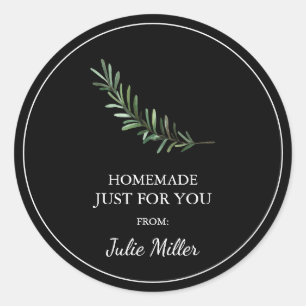 Pegatina Redonda Homemade solo para ti romero