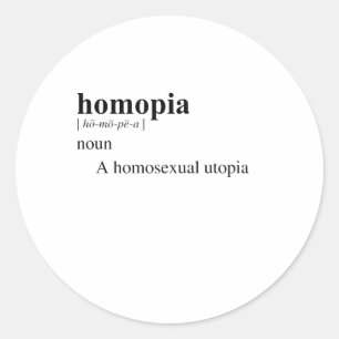 PEGATINA REDONDA HOMOPIA