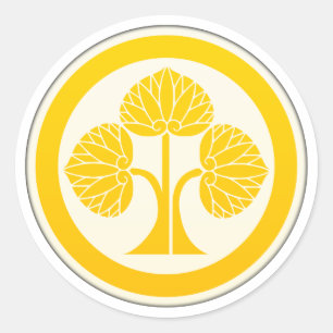 Pegatina Redonda Honda Clan Kamon