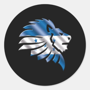 Pegatina Redonda Honduras